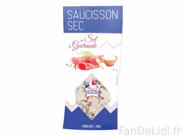 Saucisson sec au sel de Guérande1 , prezzo 2.79 € per 250 g 
- Qualité supérieure
- ...