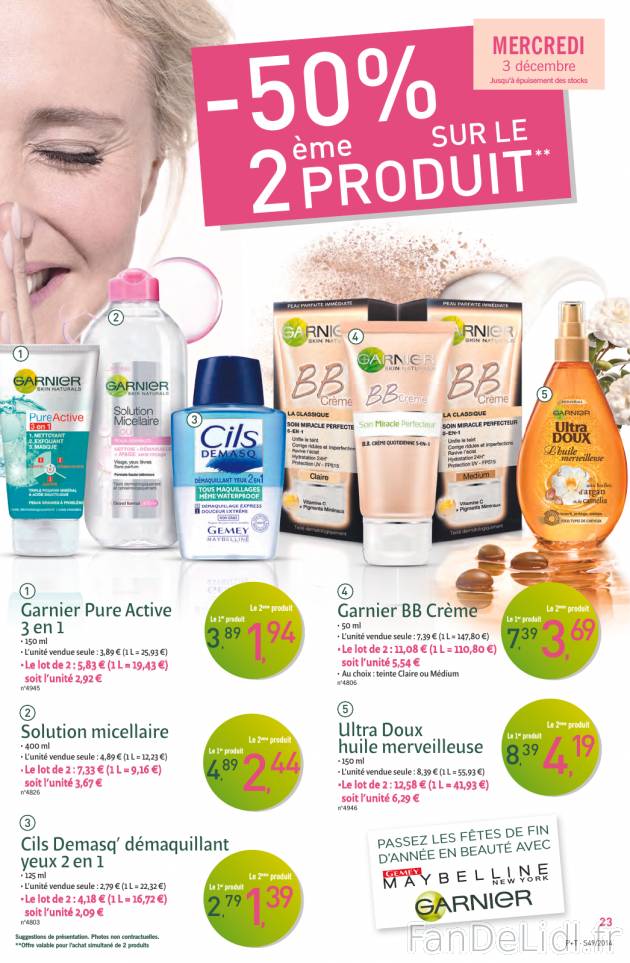 Produits de beauté pour soins de la peau: Garnier Pure Active 3 en 1, Solution ...