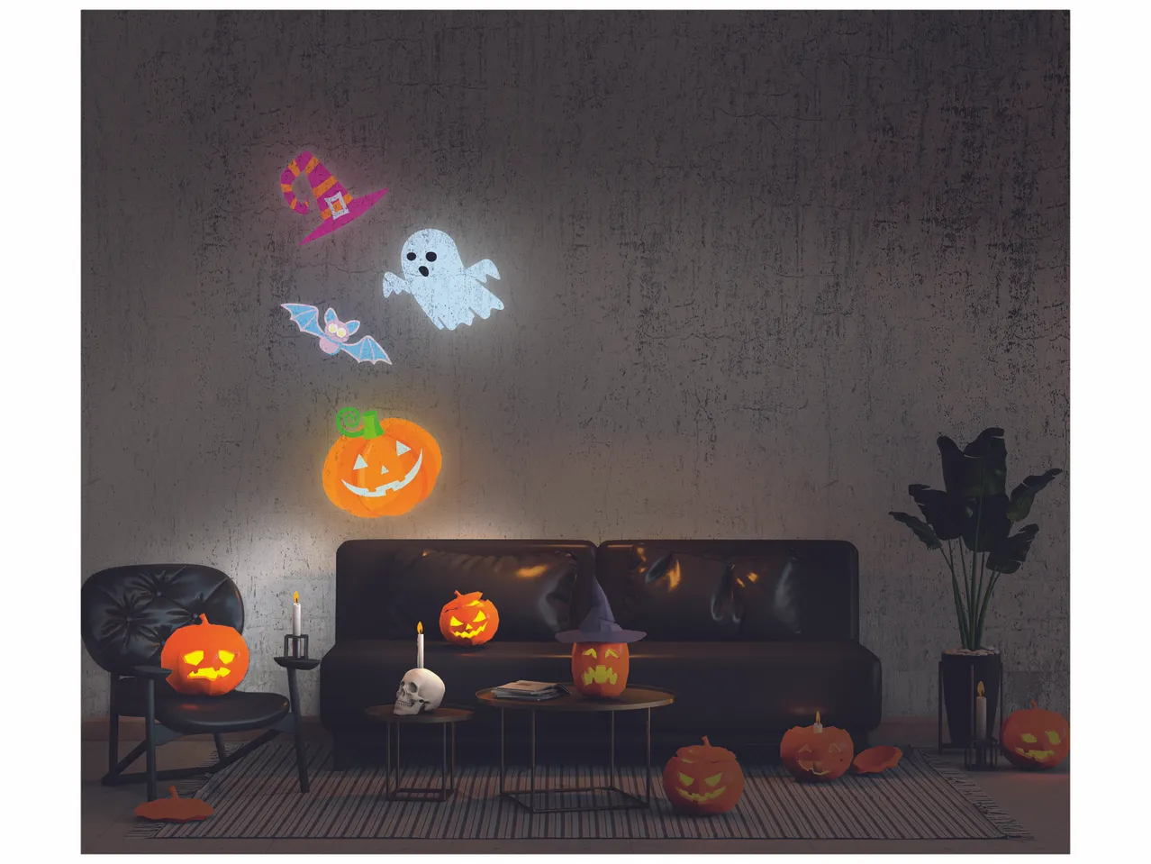 Projecteur à motifs d&apos;Halloween , prezzo 7.99 EUR 
Projecteur à motifs ...