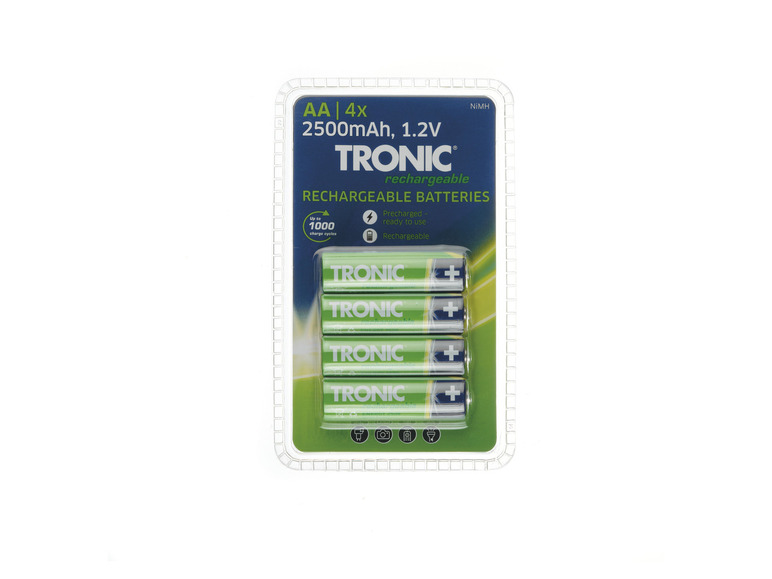 TRONIC® Piles rechargeables, AA/AAA, Tronic    , prezzo 4.99 EUR