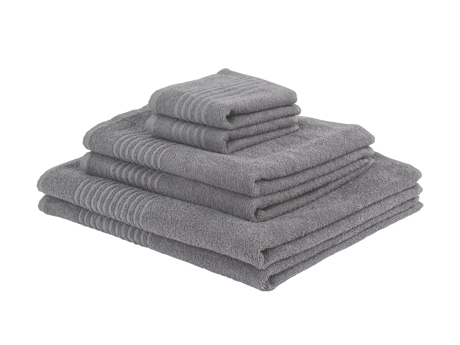 Serviettes éponge , le prix 11.99 € 
- 100 % coton
- Set de 6 : 2 serviettes ...