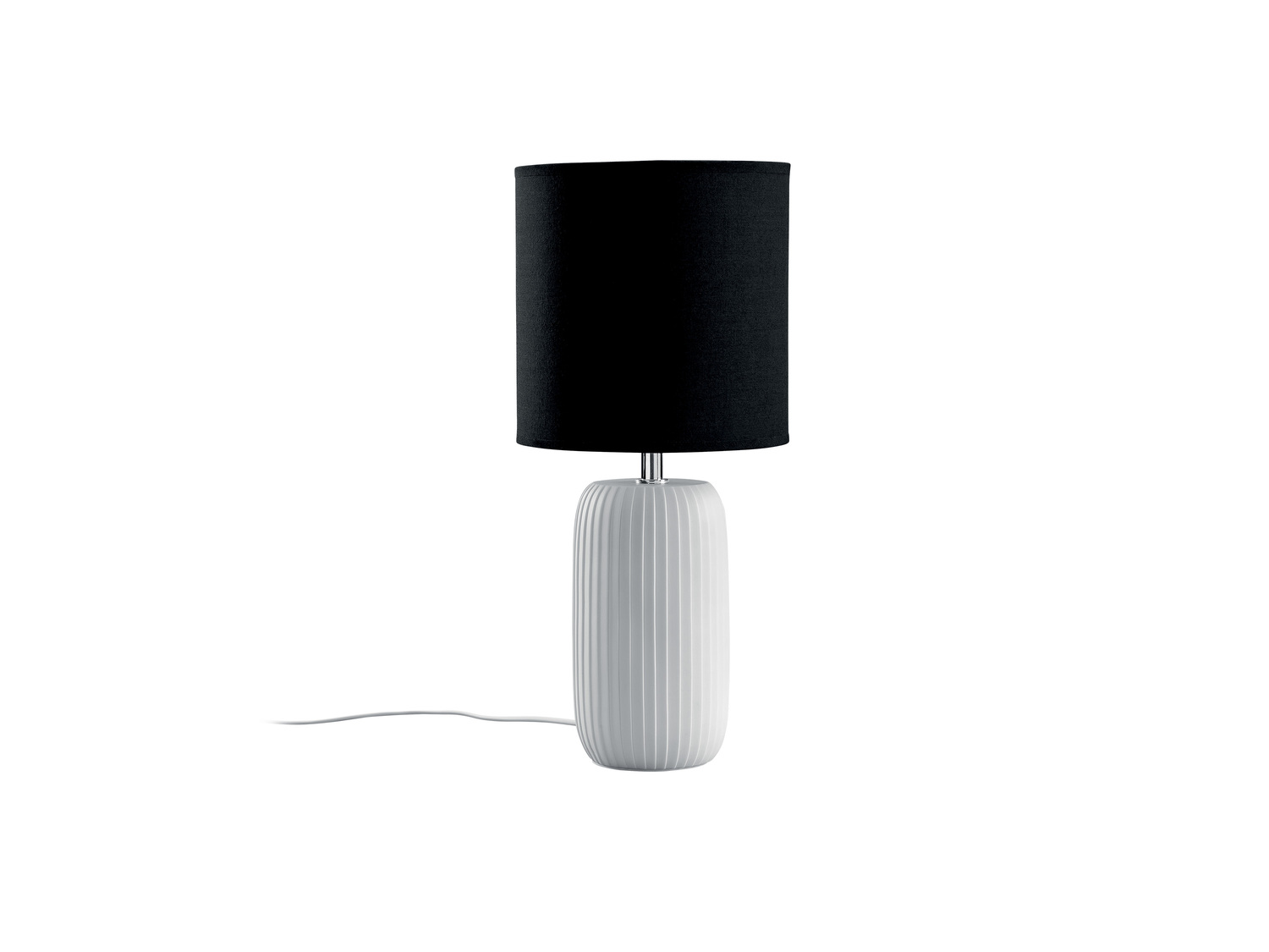 Lampe de table LED avec pied en céramique , le prix 14.99 € 
- Abat-jour en ...
