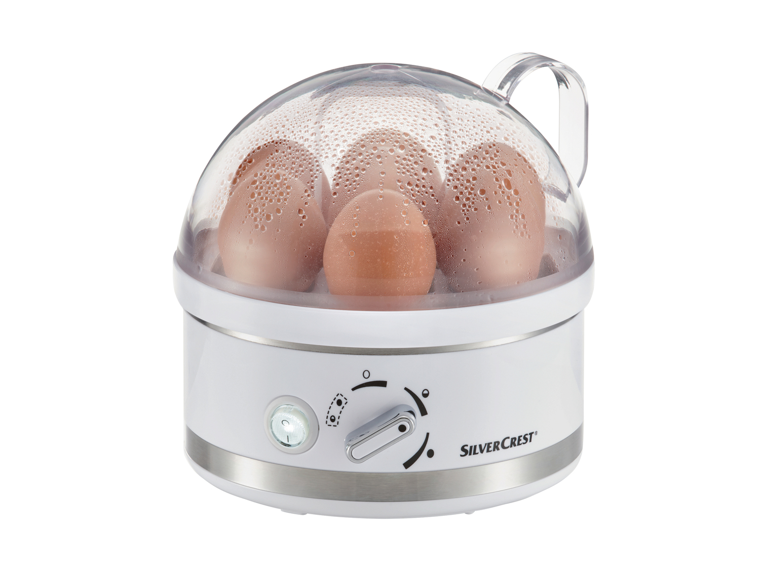 Cuiseur à œufs , le prix 9.99 € 
- 400 W
- Différents niveaux de cuisson ...