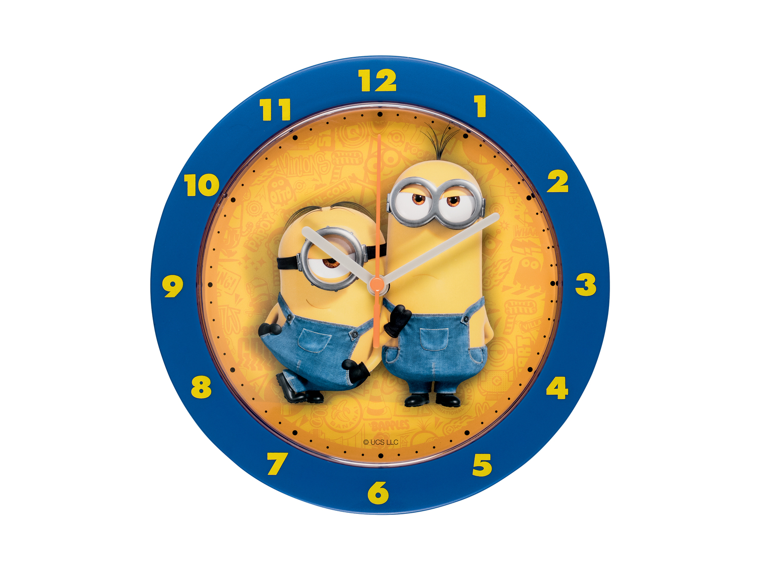Horloge murale Minions, le prix 6.99 € 
- 2 modèles au choix 
- Dont 0,02 € ...