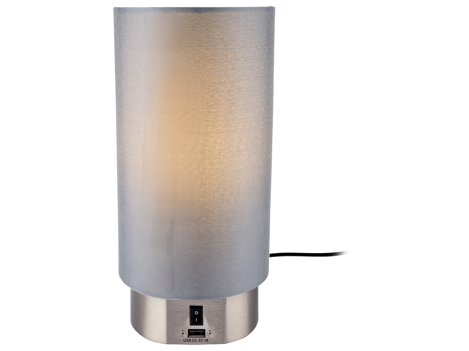 Lampe de table à LED avec port USB , le prix 13.99 € 
- Hauteur d’env. 23,3 ...