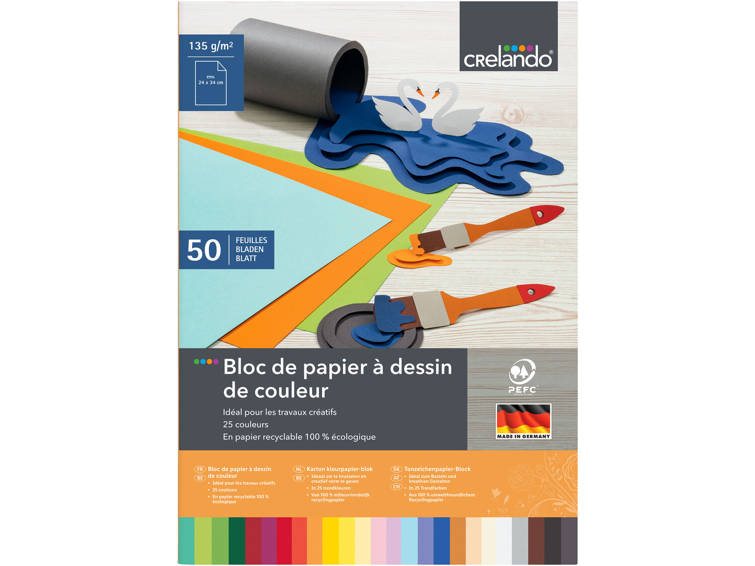 Bloc de carton ou papier de couleur , le prix 1.99 € 
Au choix : 
- Maxi-bloc ...