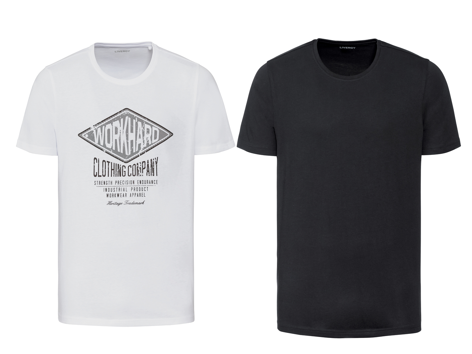 T-shirts homme , le prix 5.99 € 
- Du S au XL selon modèle
- Ex. 95 % coton ...