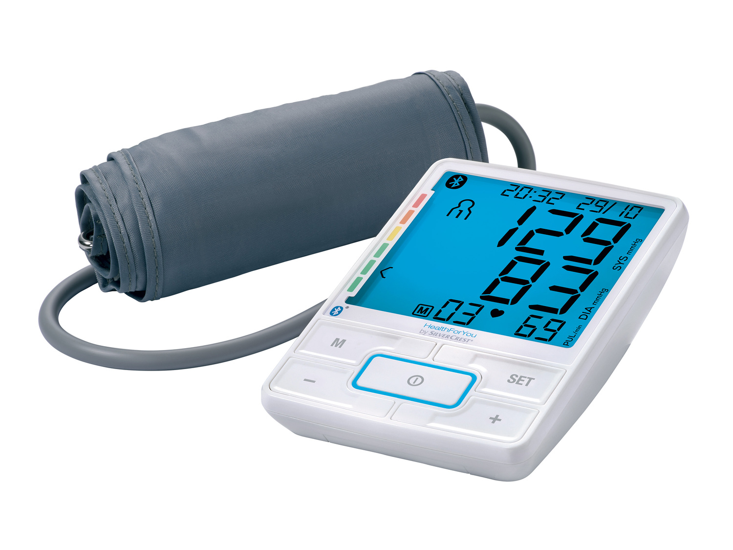 Tensiomètre de bras , le prix 26.99 € 
- Carnet de pression artérielle et sac ...