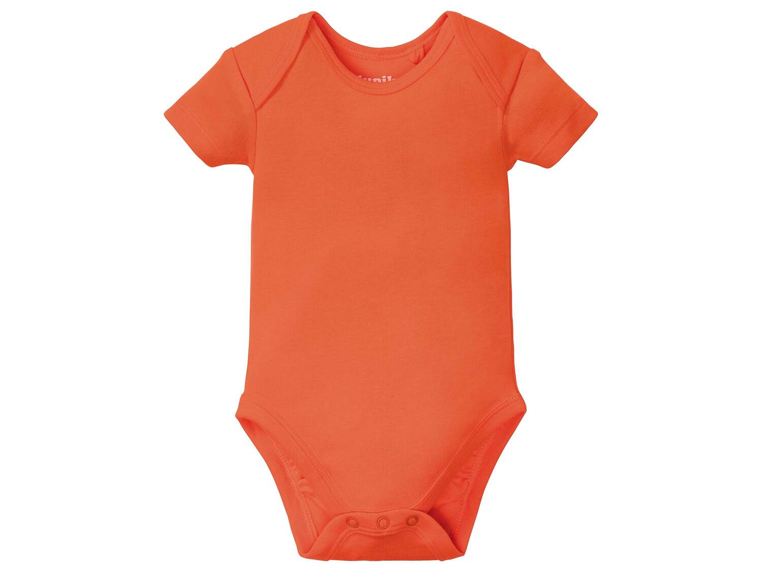 Bodies bébé en coton bio Lupilu , le prix 4.99 € 
- Du 2-6 mois (62/68 cm) ...