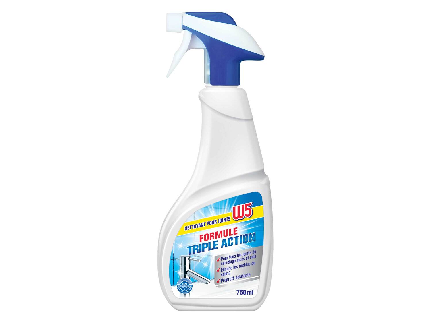 Spray nettoyant , le prix 1.49 €  
-  Au choix : anti-moisissures ou pour joints