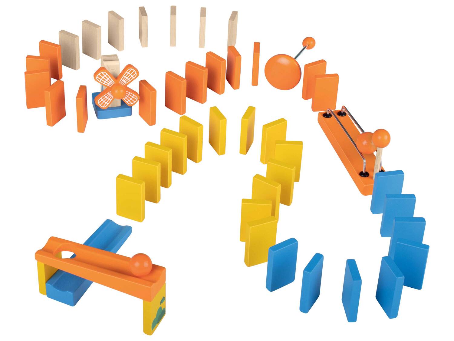 Dominos en bois obstacles, robots ou machines , le prix 8.99 &#8364; 
- Au choix ...