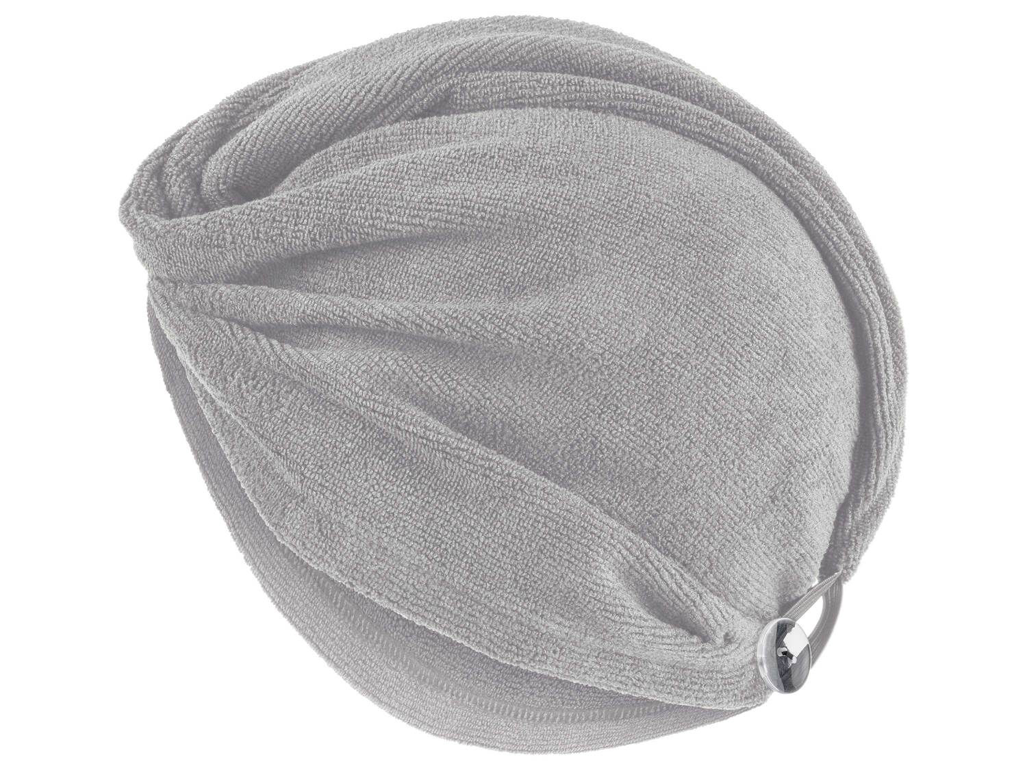 Serviette-turban, en éponge , le prix 2.99 &#8364; 
- Ex. 90 % polyester, 10 ...