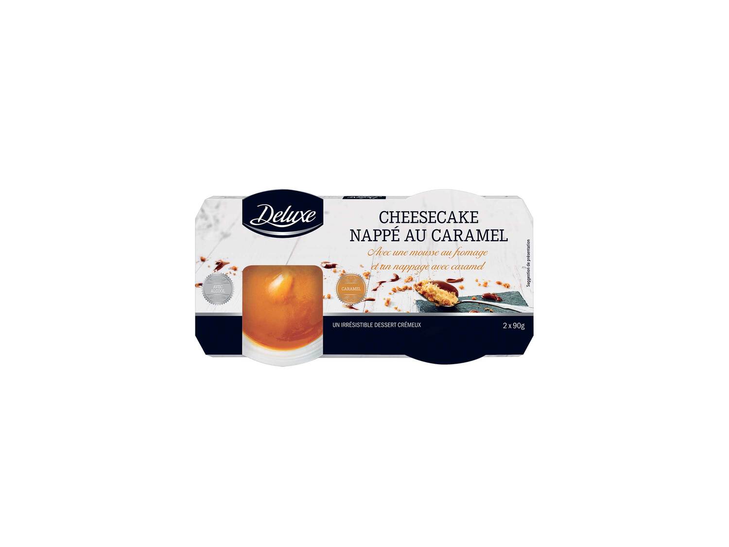 Cheesecake , le prix 1.99 &#8364; 
- Au choix : chocolat ou caramel et biscuits ...