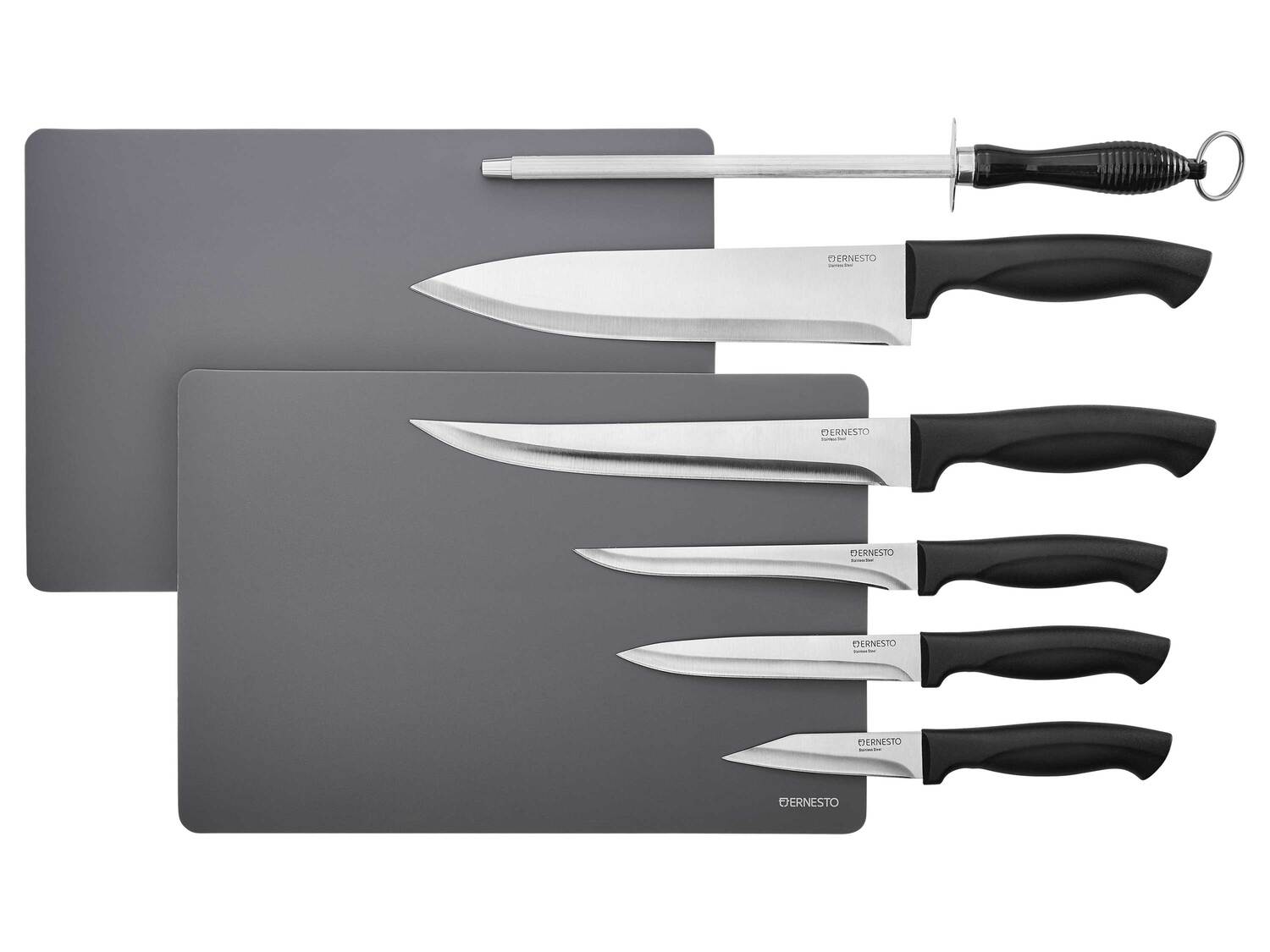 Set de couteaux et accessoires , le prix 7.99 &#8364; 
- Set de 8
- 2 tapis ...