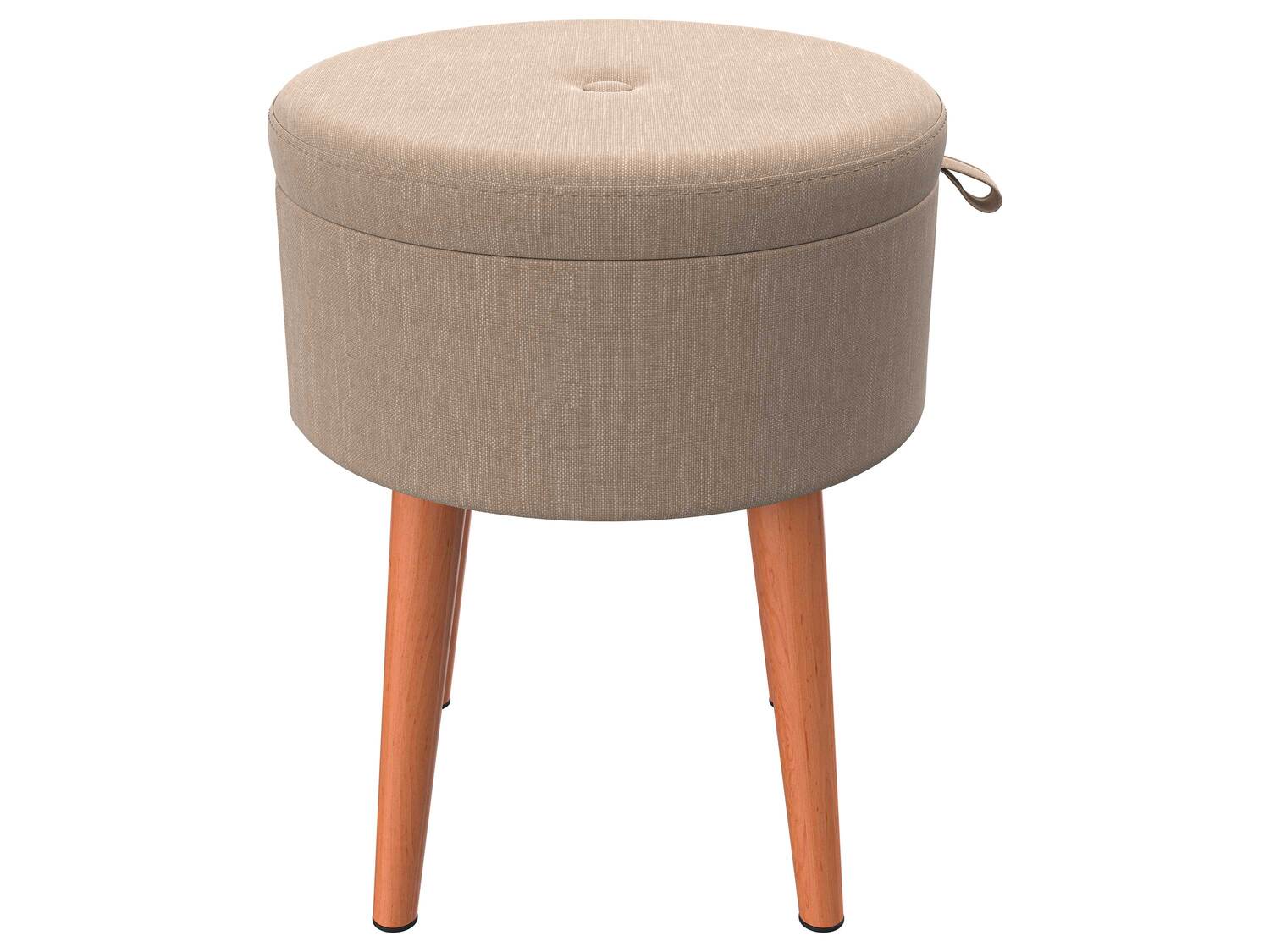 Tabouret , le prix 19.99 € 
- Env. 36 x 45 cm (Ø x h)
- 110 kg max.
- Pratique ...