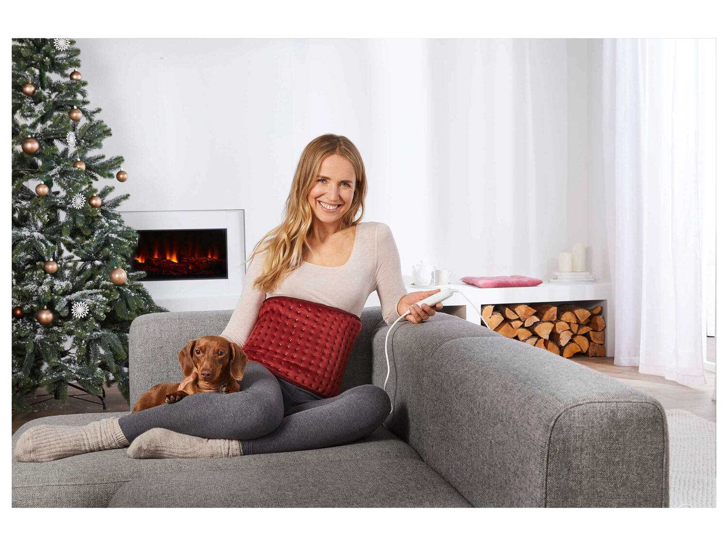 Coussin chauffant ventre/dos , le prix 16.99 € 
- 100 W
- Matière extérieure ...