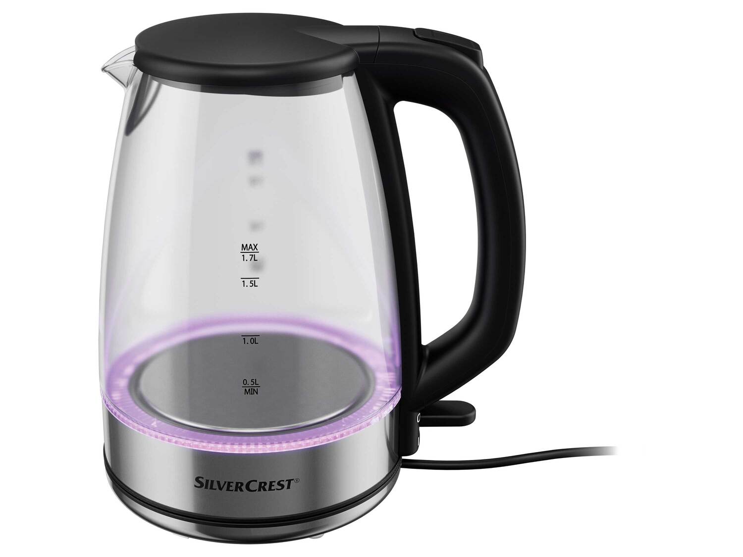 Bouilloire en verre , le prix 24.99 €
- 2 520 - 3 000 W
- Max. 1,7 L
- Variation ...