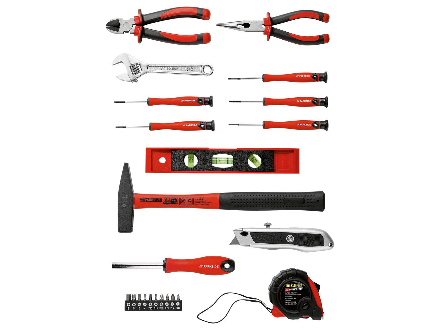 Set doutils , le prix 24.99 &#8364; 
- Set de 23
- Sac de rangement contenant ...