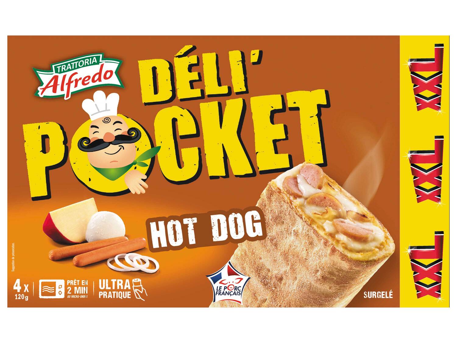 4 DéliPocket , le prix 2.89 &#8364; 
- Au choix : burger ou hot dog
Caractéristiques

- ...