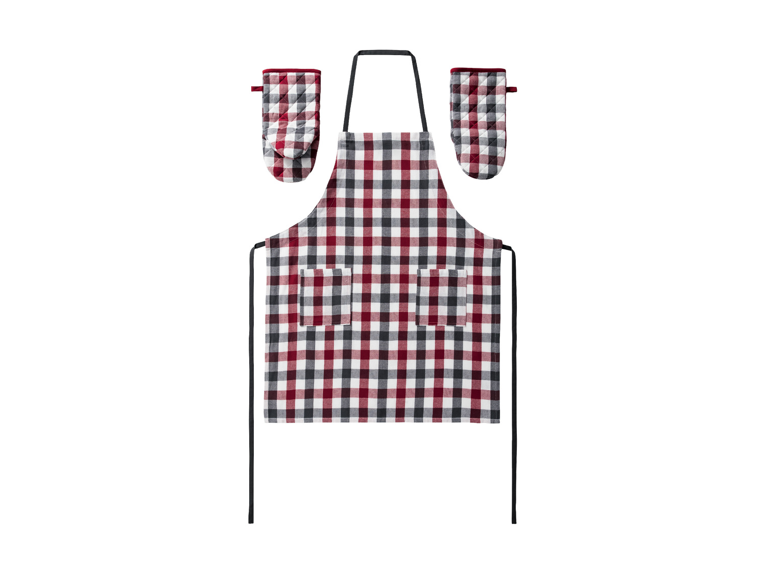 Set de cuisine , le prix 5.99 € 
- Ex. Tablier 100 % coton et gants de cuisine ...