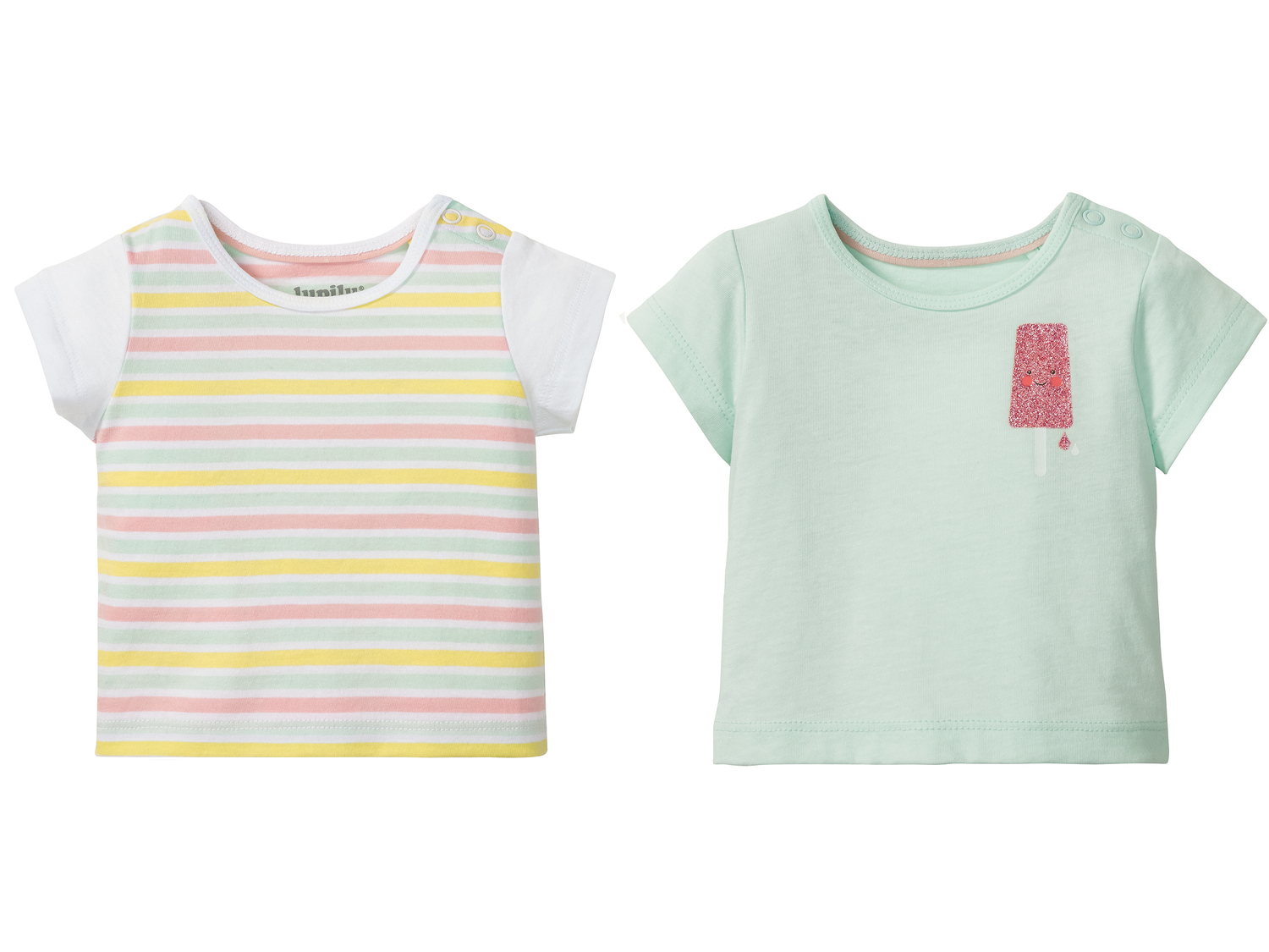T-shirts bébé , le prix 3.99 € 
- Du 0-2 mois (50-56 cm) au 12-24 mois (86-92 ...