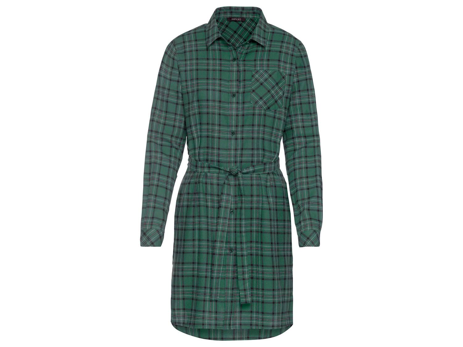 Robe chemise en flanelle Esmara, le prix 8.99 € 
- Du 36 au 48 selon modèle
- ...