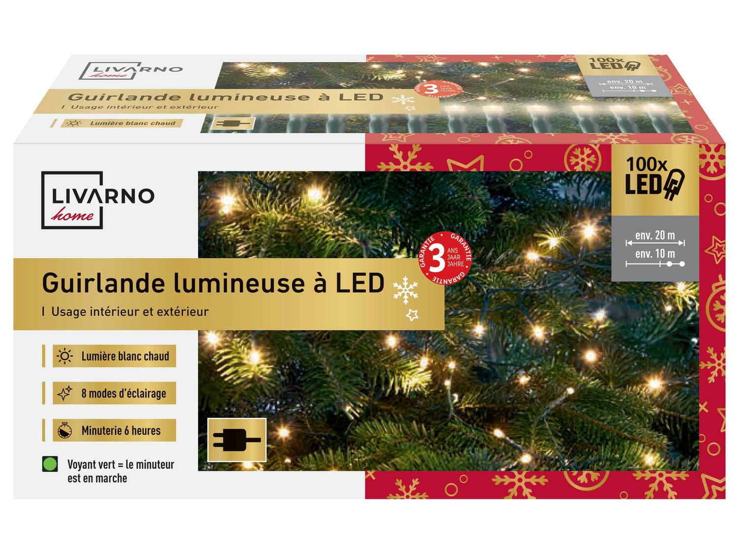 Guirlande lumineuse à LED , le prix 7.99 &#8364; 
- Longueur totale : env. ...