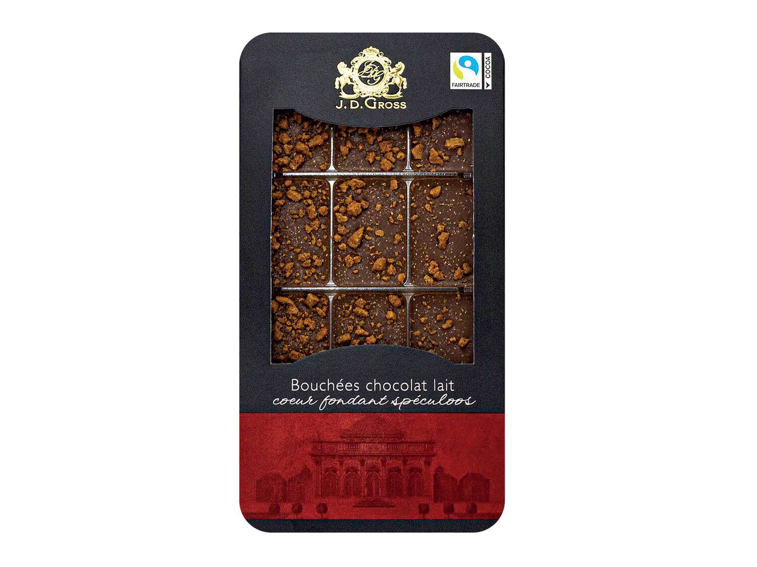 Chocolat en bouchées , le prix 1.89 &#8364; 
- Au choix : chocolat lait-pralin&eacute;, ...