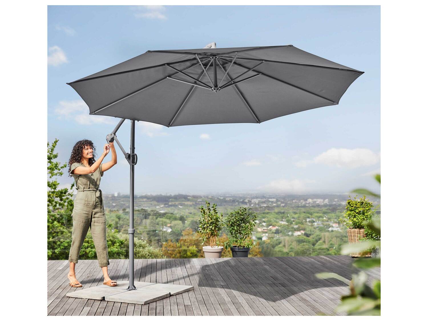 Parasol déporté , le prix 79.99 &#8364; 
- Env. 300 x 258 cm (&Oslash; ...