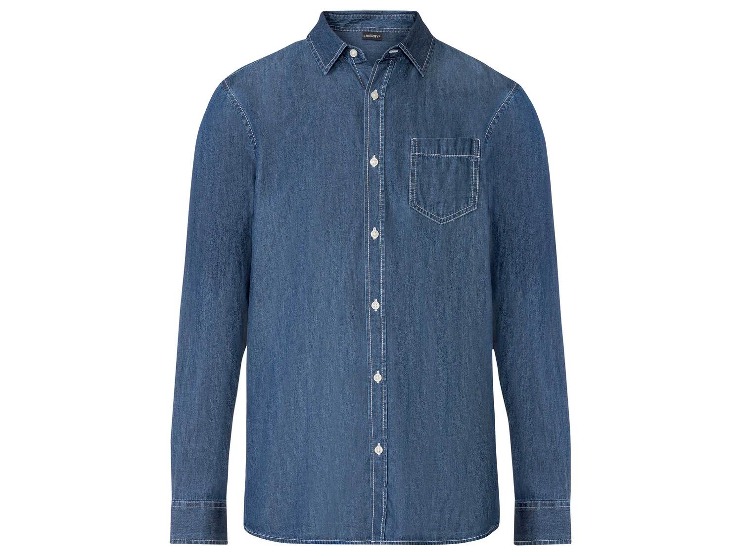 Chemise en jean , le prix 9.99 € 
- Du S au XL selon modèle
- Ex. 100 % coton
- ...
