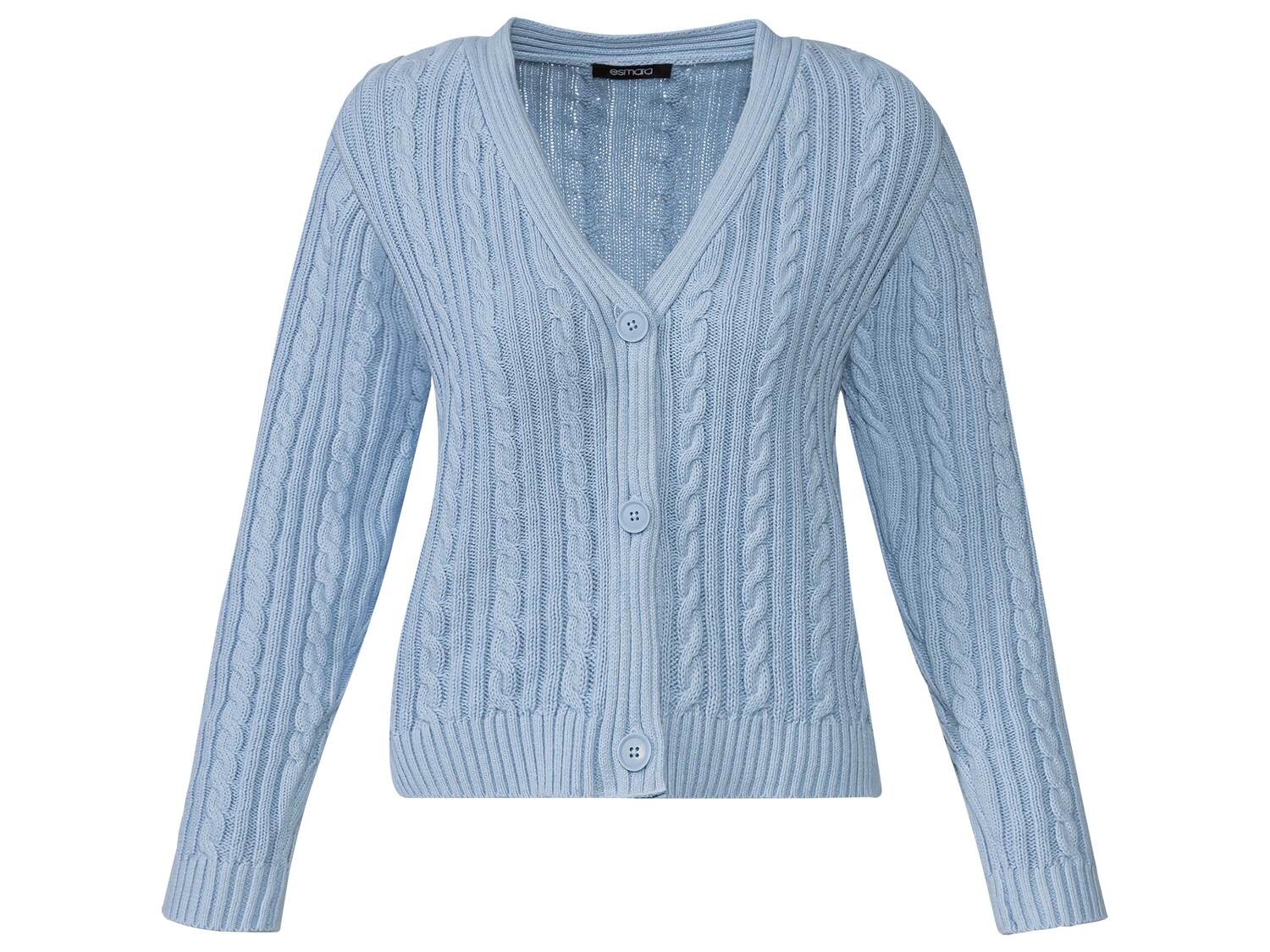 Cardigan , le prix 9.99 € 
- Du S au XL selon modèle
- Ex. 73 % coton et 27 ...