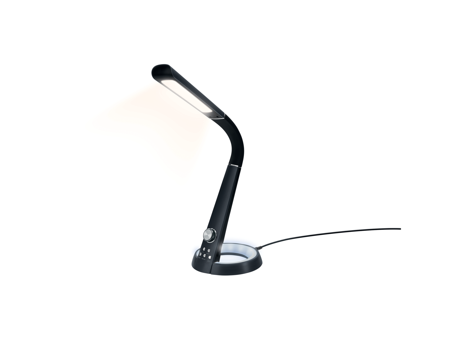 Lampe de bureau LED avec veilleuse décorative , le prix 29.99 € 
- Tête d&apos;éclairage ...