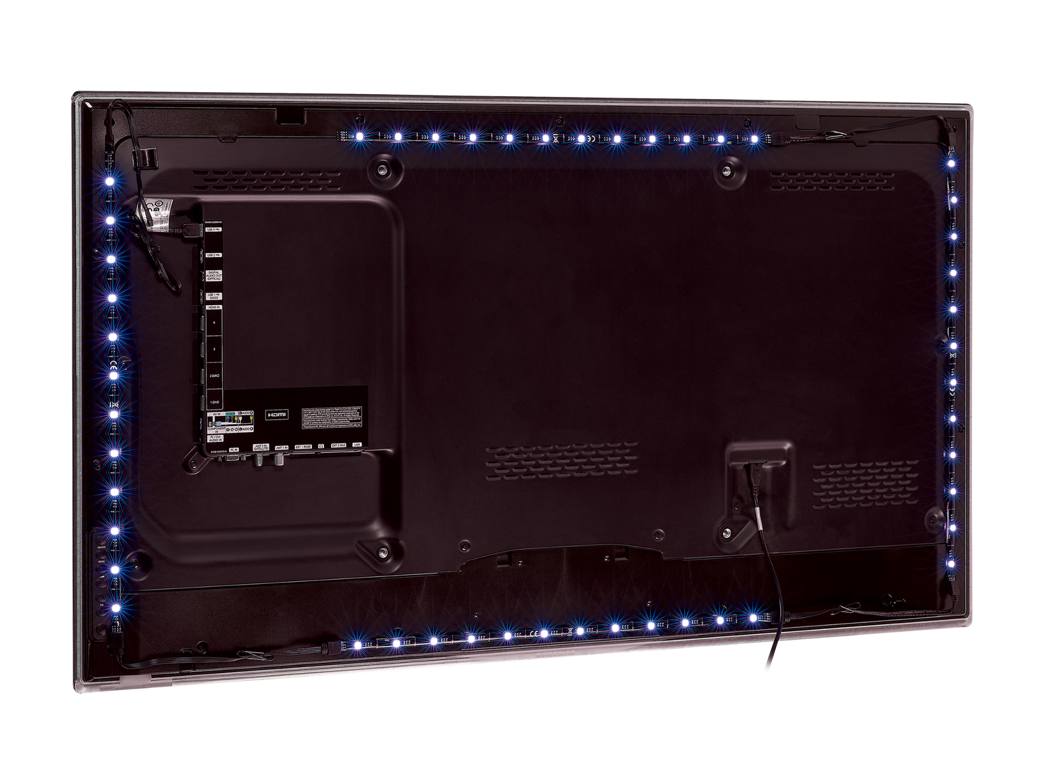 Kit de rétro-éclairage pour TV , le prix 7.99 € 
- 4 bandes LED autocollantes ...