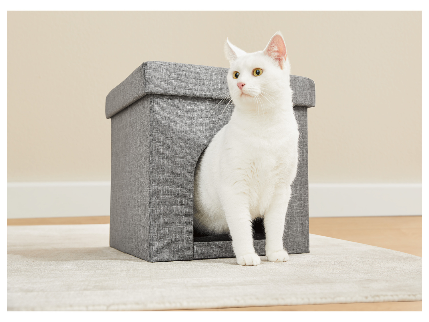 Niche cube pour chat , le prix 12.99 &#8364; 
- Env. 37,5 x 38 x 37,5 cm (l ...