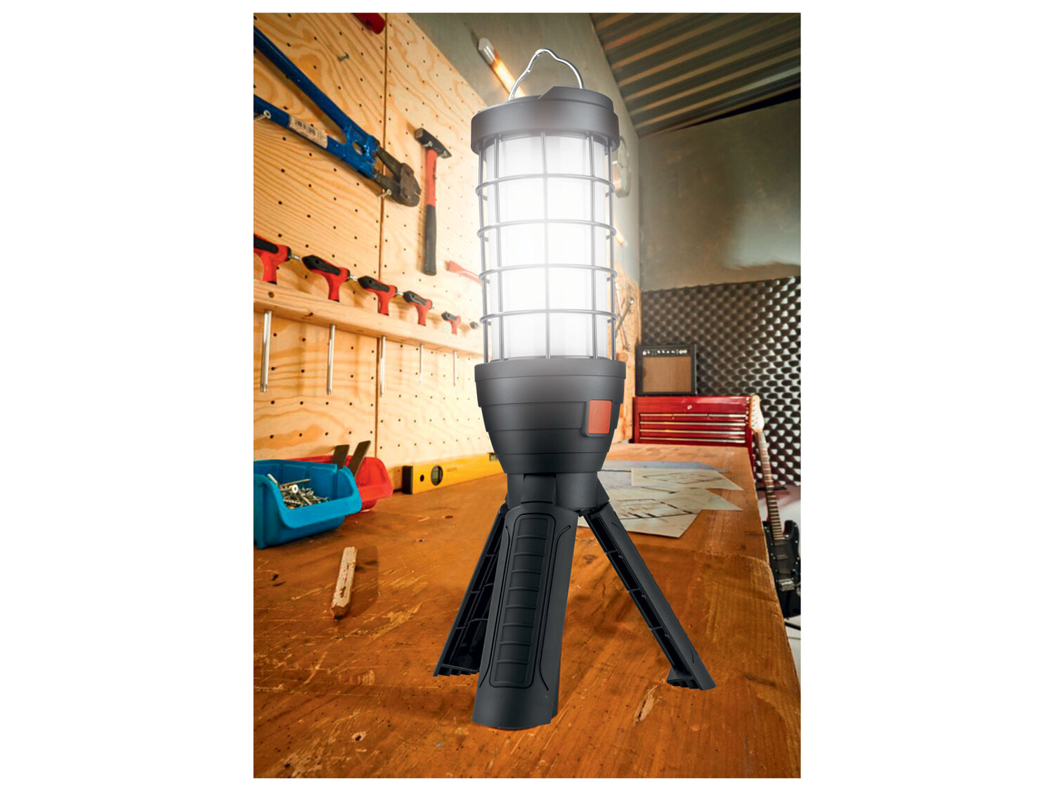 Baladeuse LED sans fil , le prix 14.99 € 
- Lampe combinée 2 en 1 avec LED COB,
- ...