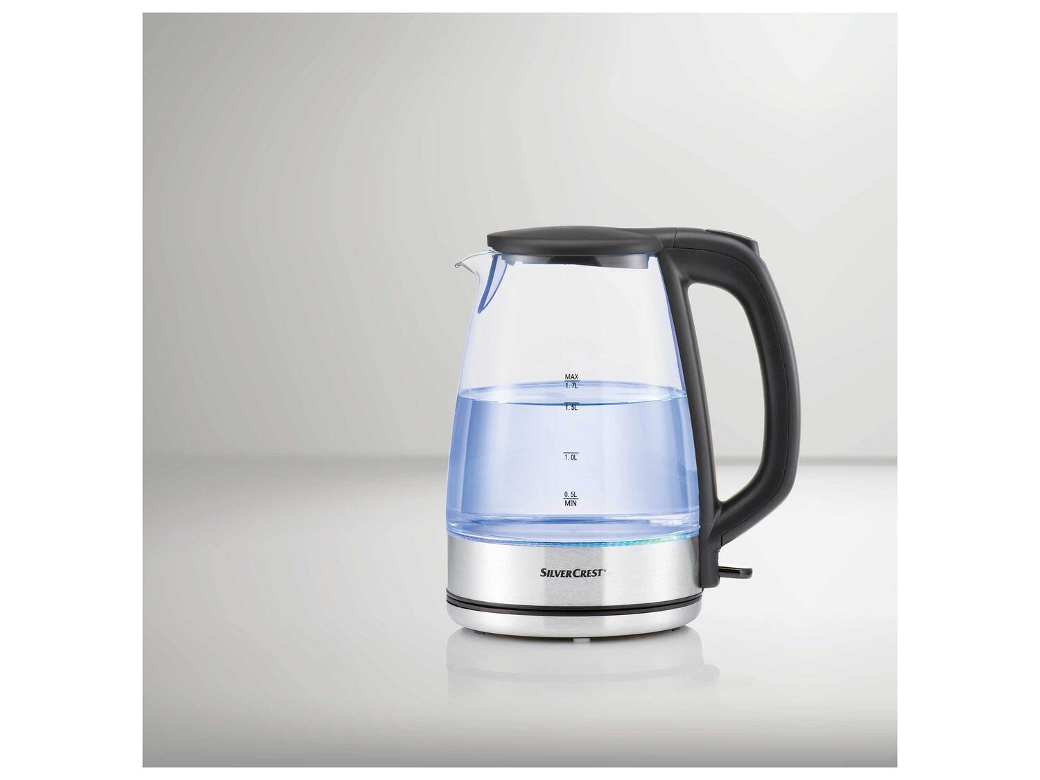 Bouilloire en verre , le prix 24.99 €
- 2 520 - 3 000 W
- Max. 1,7 L
- Variation ...